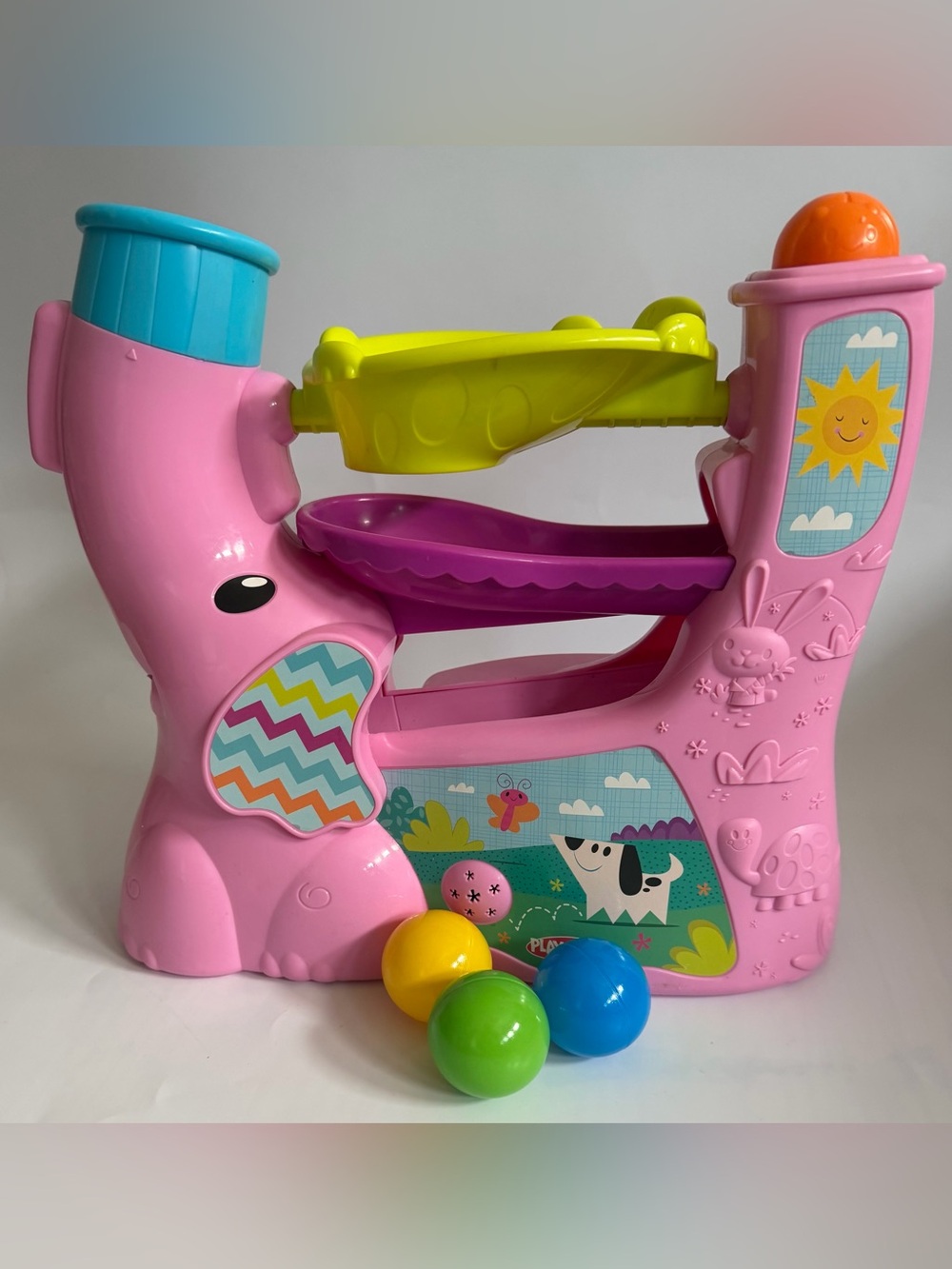 Hasbro HSBB8228 Playskool Chase N Go Ball Popper Pink